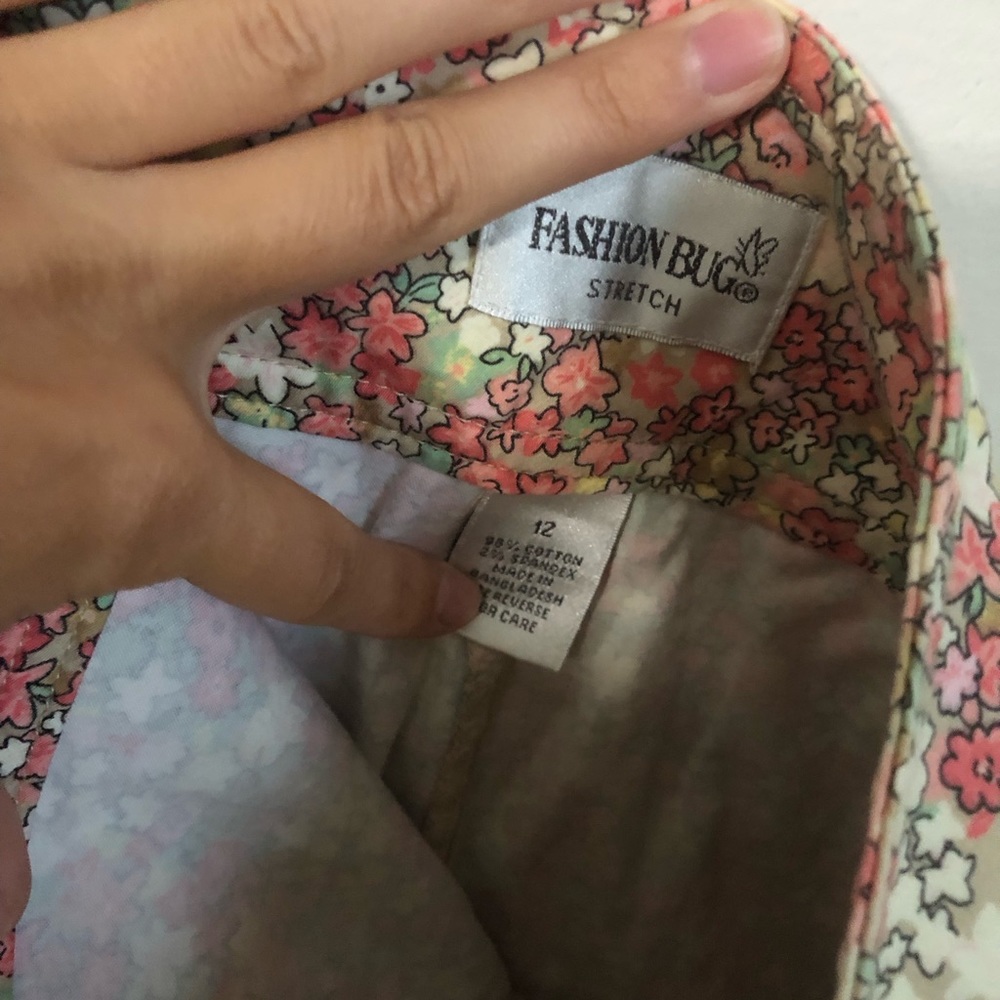✿ floral mini skirt ✿ - Picture 3 of 3